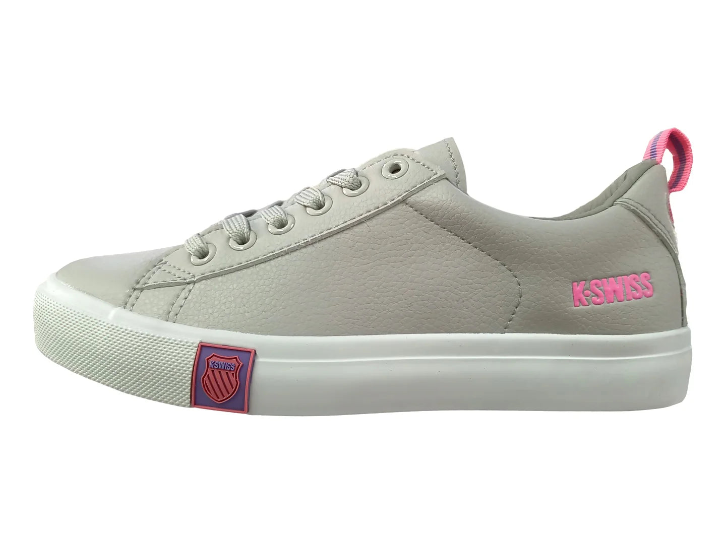 Tenis K SWISS Trinity Gris y Blanco para Mujer