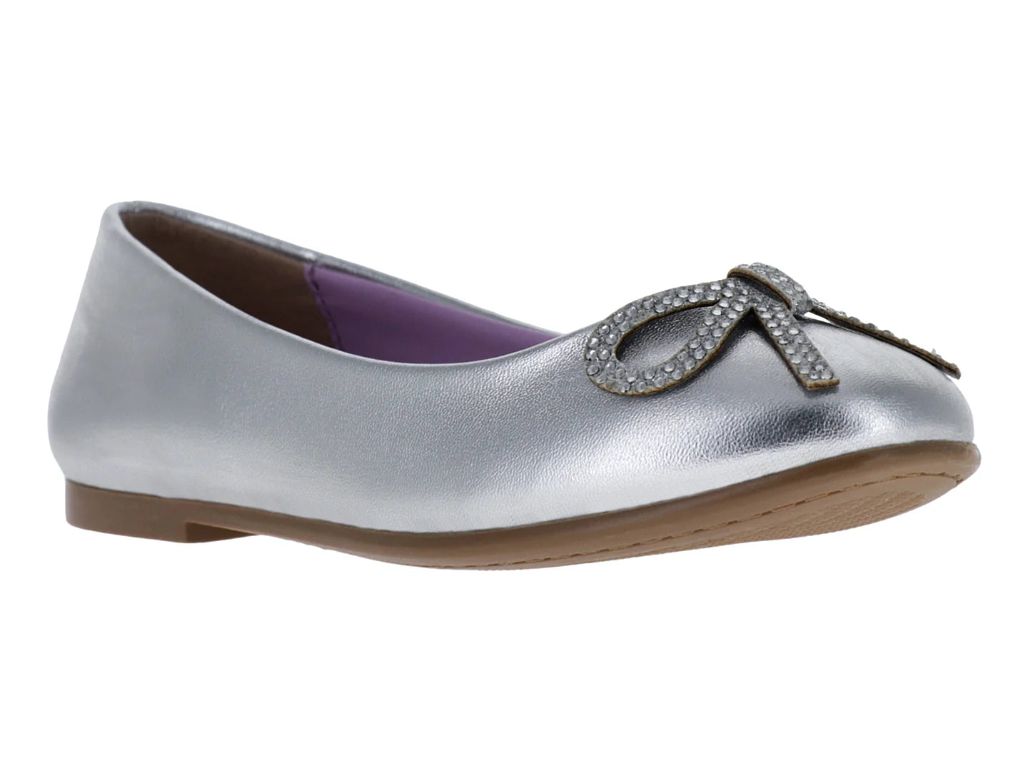 Zapatos Planos Tropicana Color Plata para Niña
