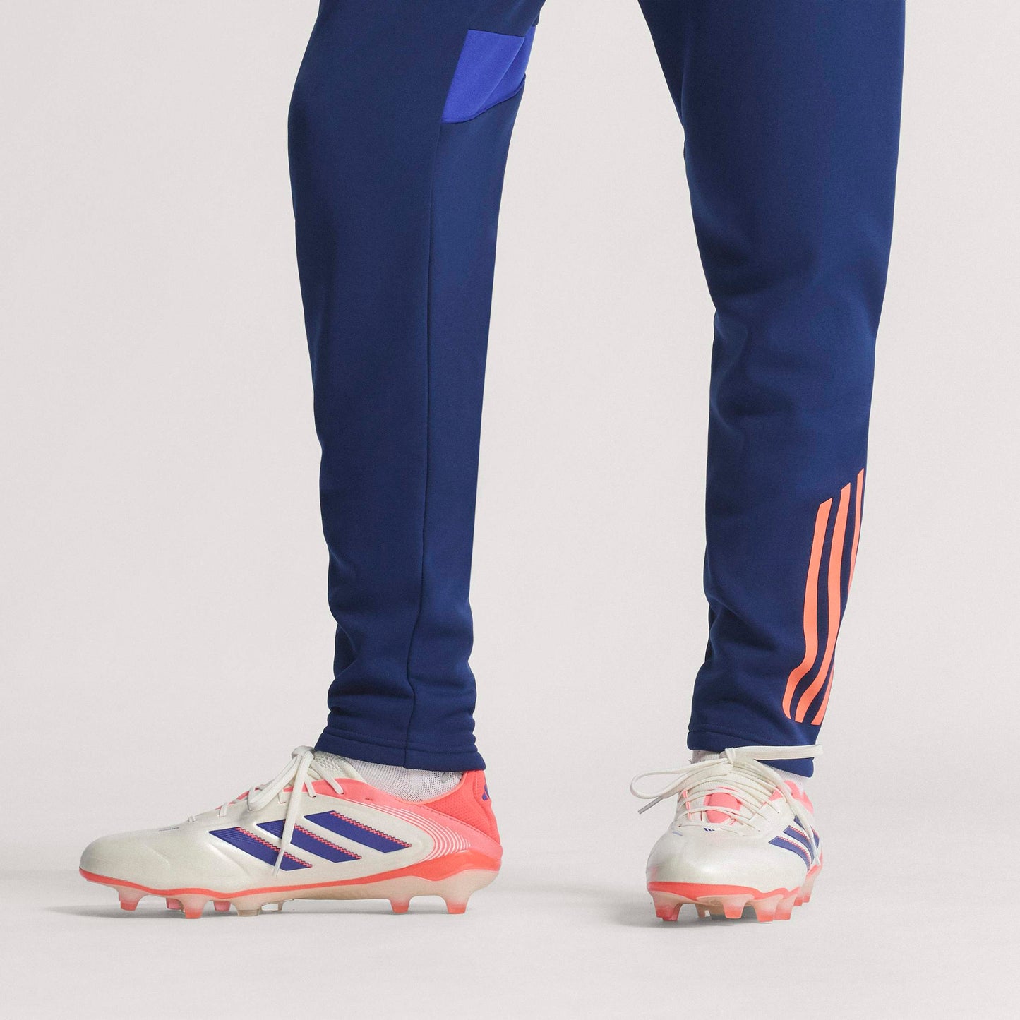 adidas Copa Pure III Elite FG Mens Soccer Cleats White Blue Orange