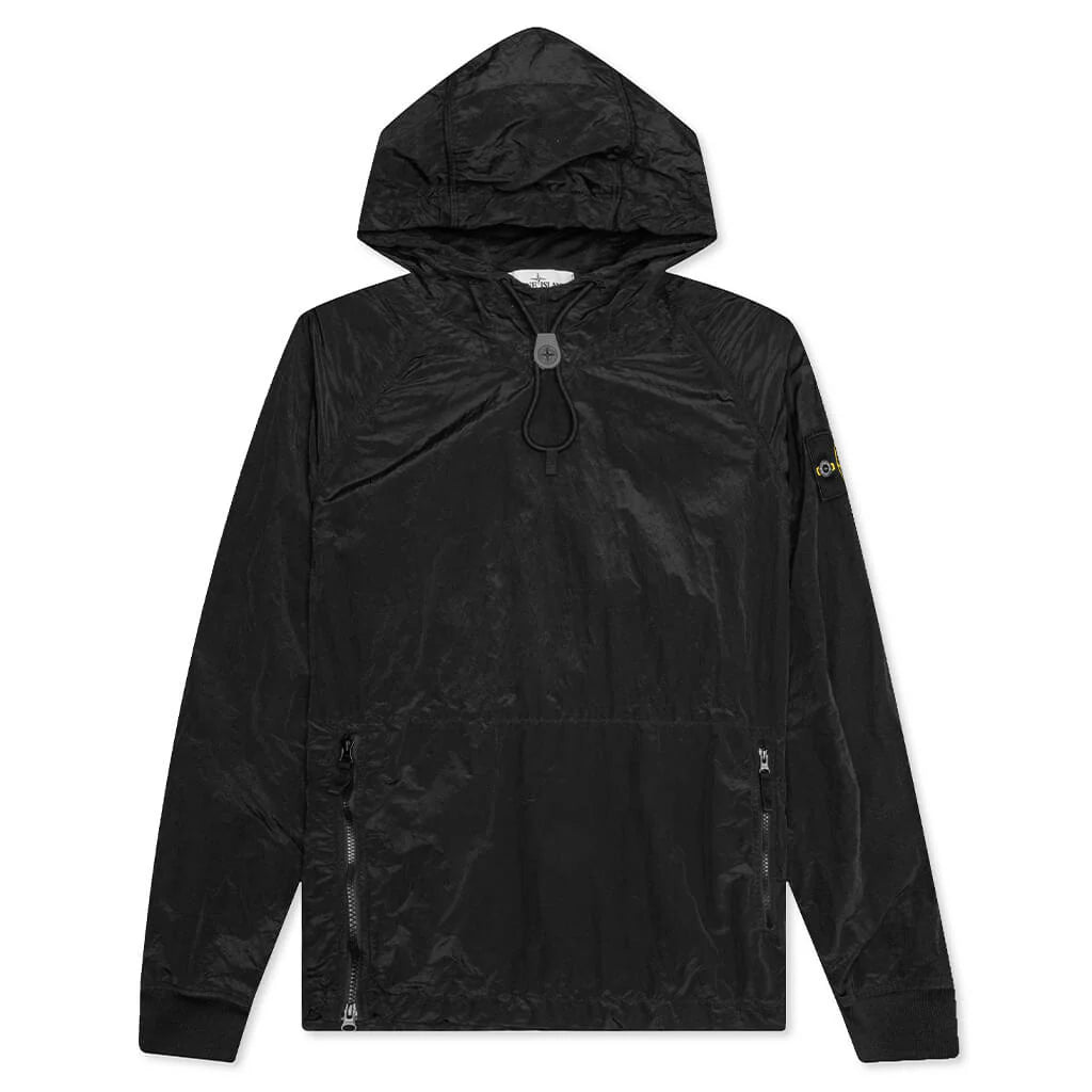 Funnel Neck Lightweight Jacket Black