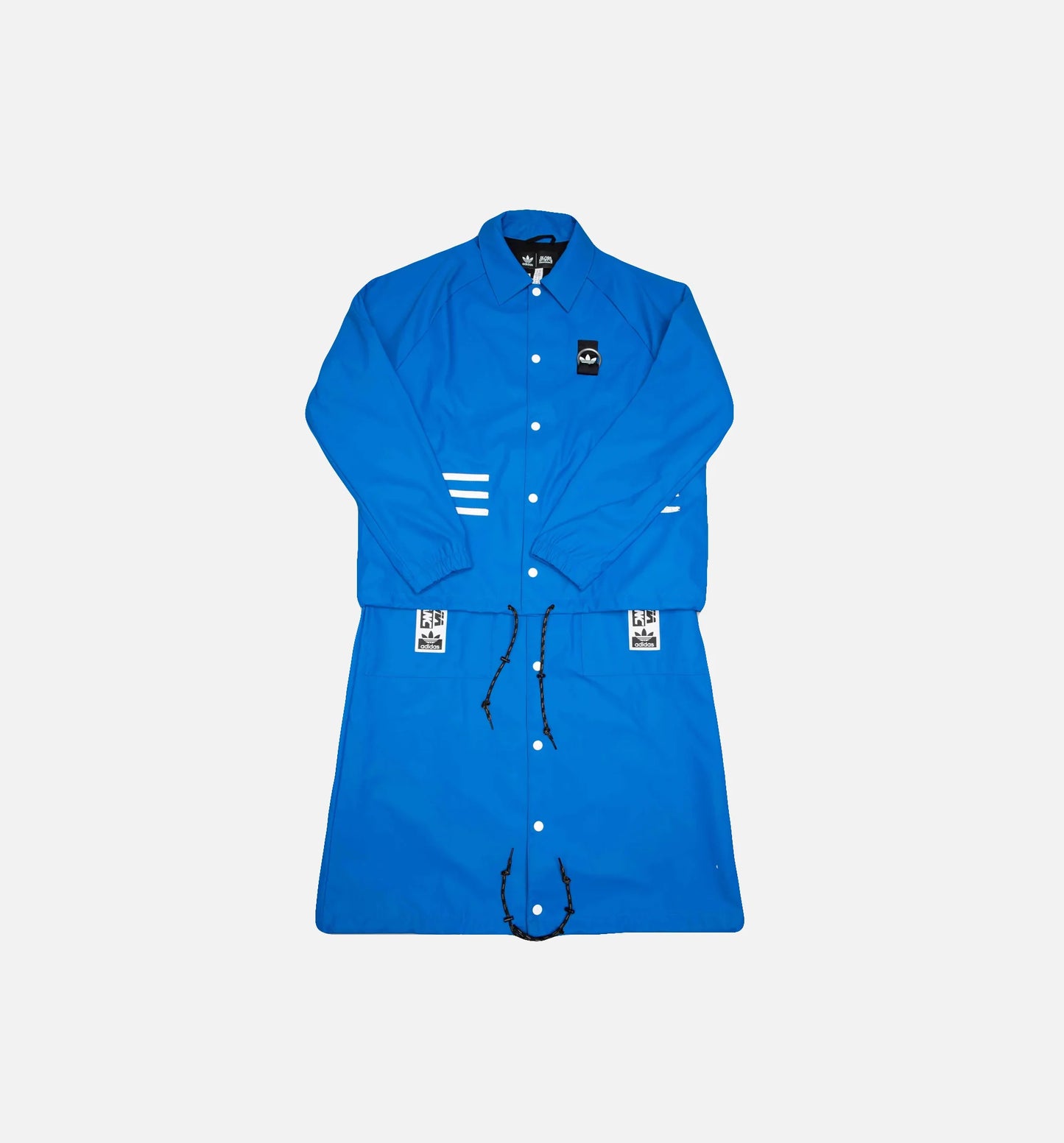 Olivia Oblanc X adidas X Kendall Jenner Womens Trench Coat Blue Blue