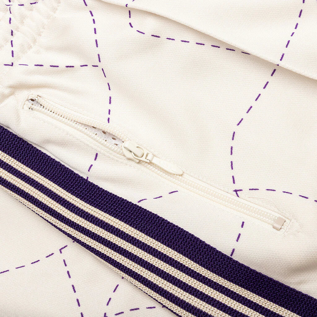 Needles x DC Shoes Track Pant Poly Smooth Ivory