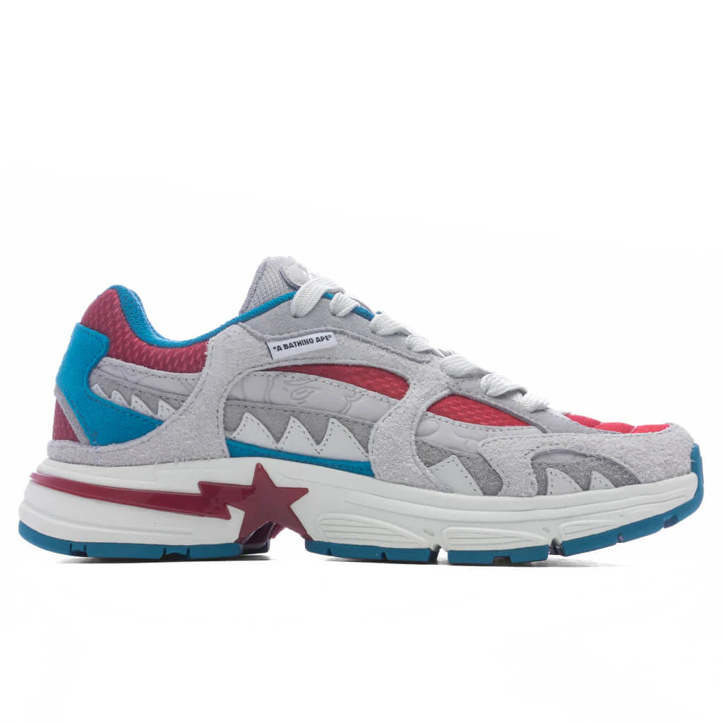 Womens Bape Shark STA 2 Gray