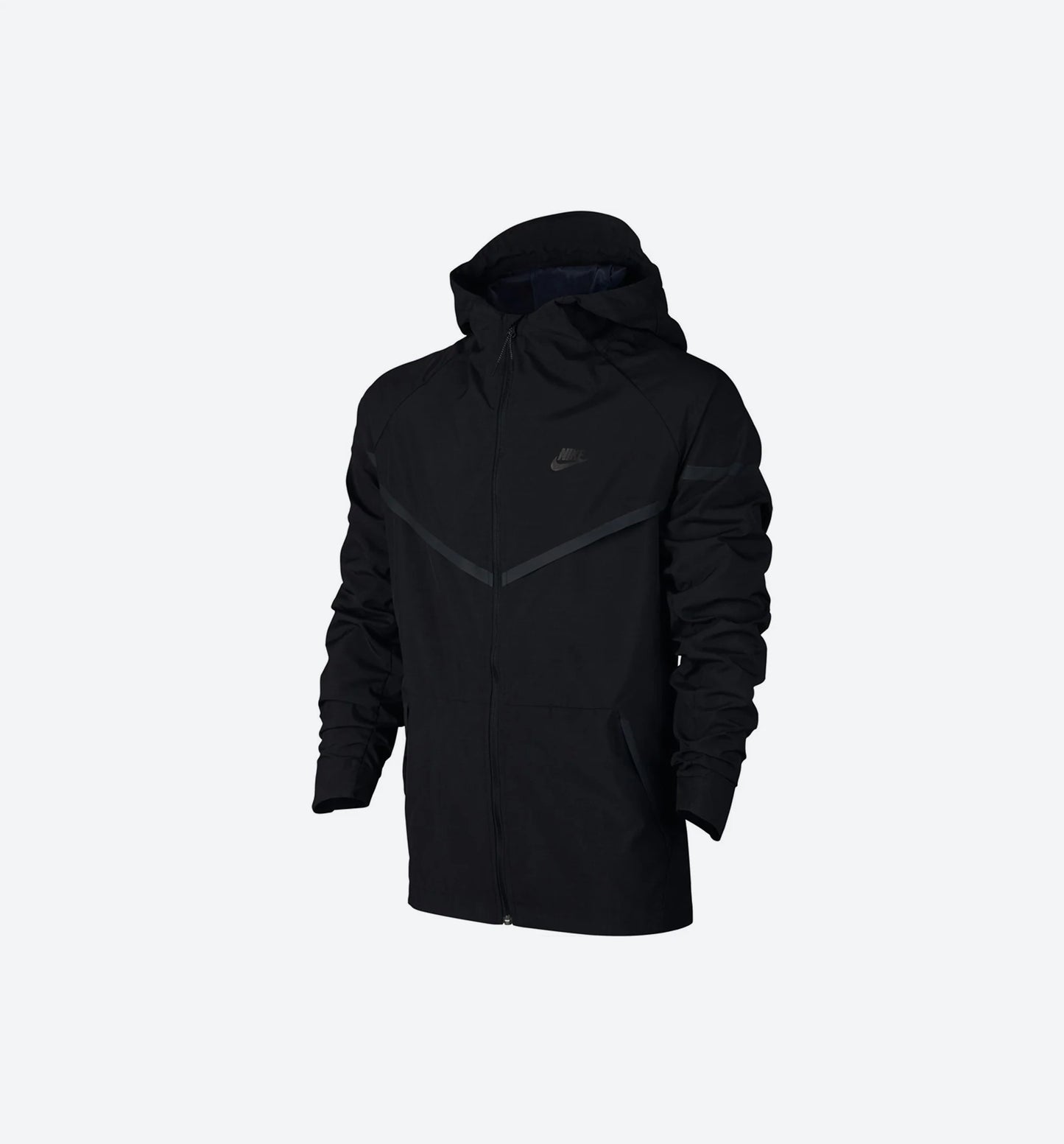 Tech Windrunner Mens Jacket Black Obsidian Black