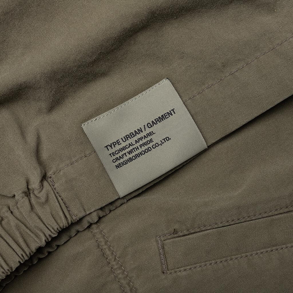 Washed Zip Work Jacket Olive Drab