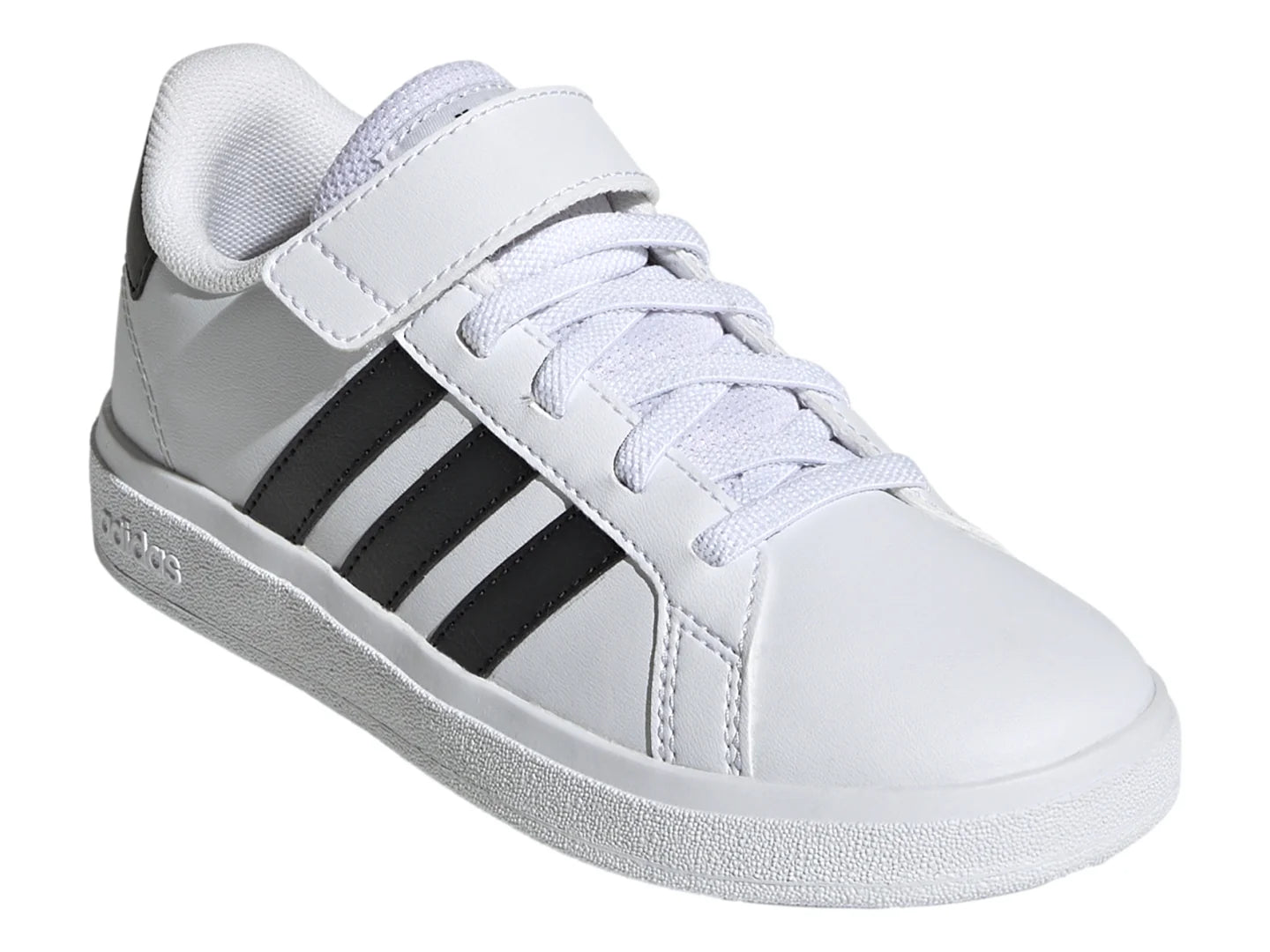 Tenis Adidas Grand Court 20 Blanco con Negro para Niño
