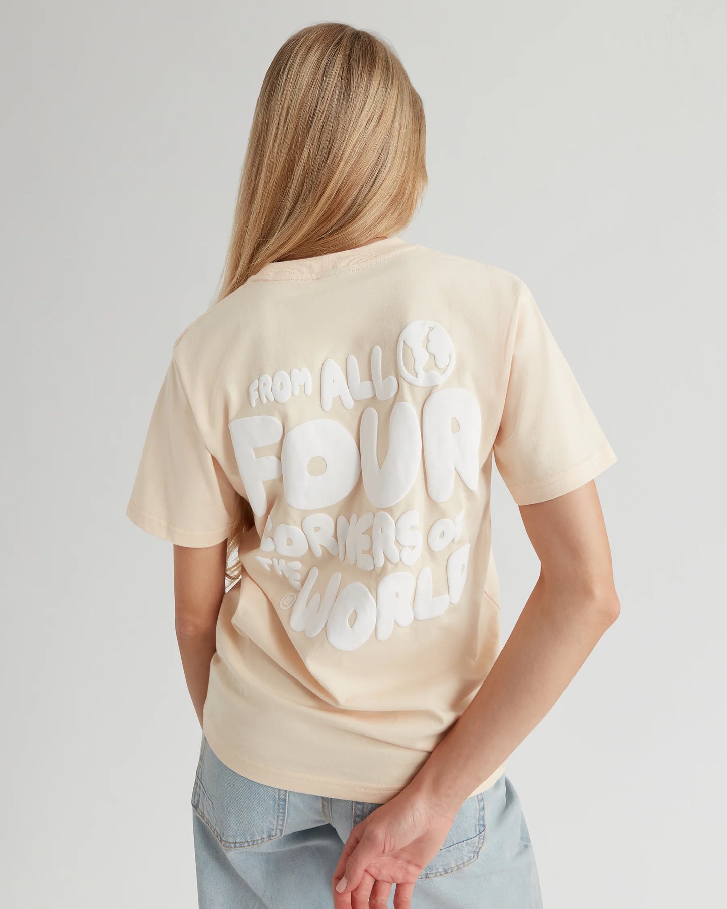 WORLDWIDE TEE PEACH