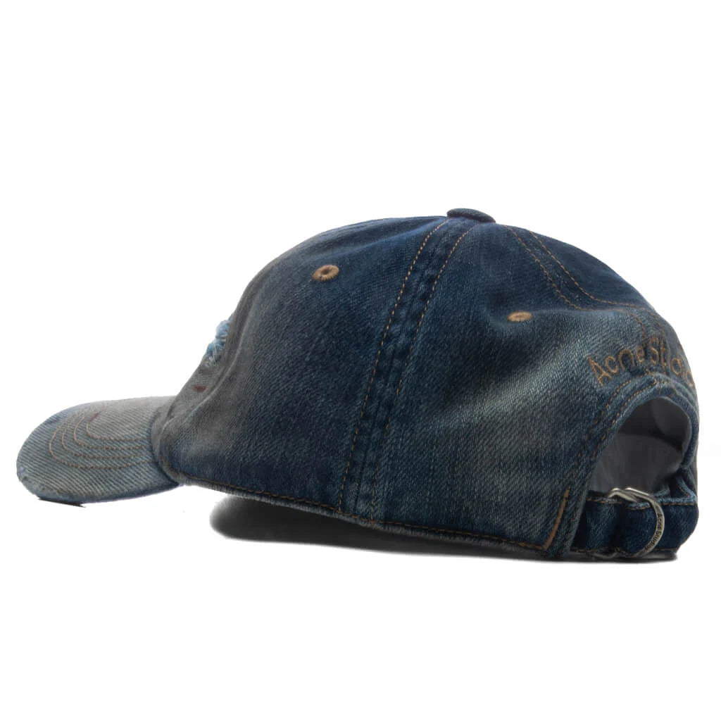 Denim Logo Cap Mid Blue