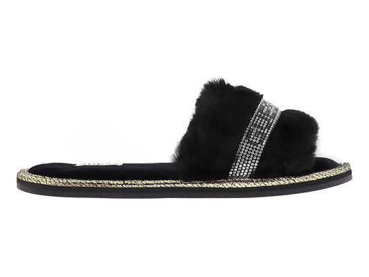 Sandalias Guess Slippy Negro para Mujer