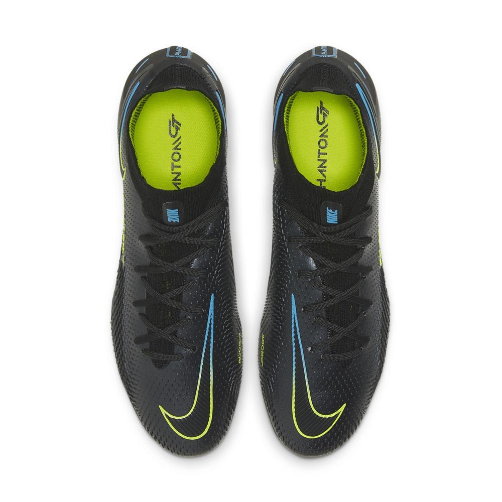 Nike Phantom GT Elite Dynamic Fit FG Firm Ground Soccer Cleats Black Cyber Photo Blue