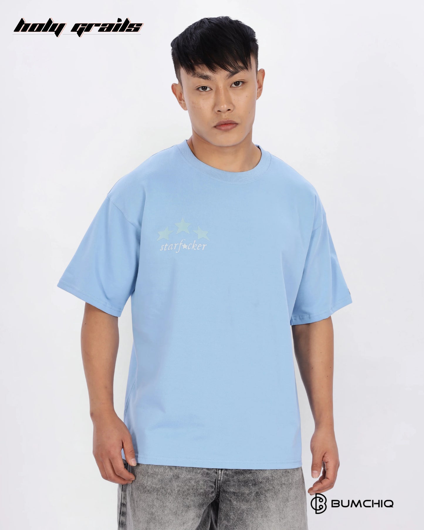 Baby Born Blue Oversize Tee HG x Bumchiq