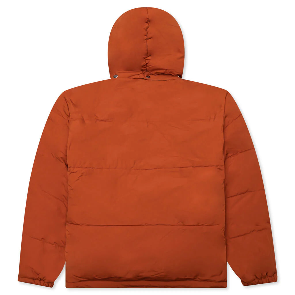 Trees in Wind Puffer Jacket Sienna Orange
