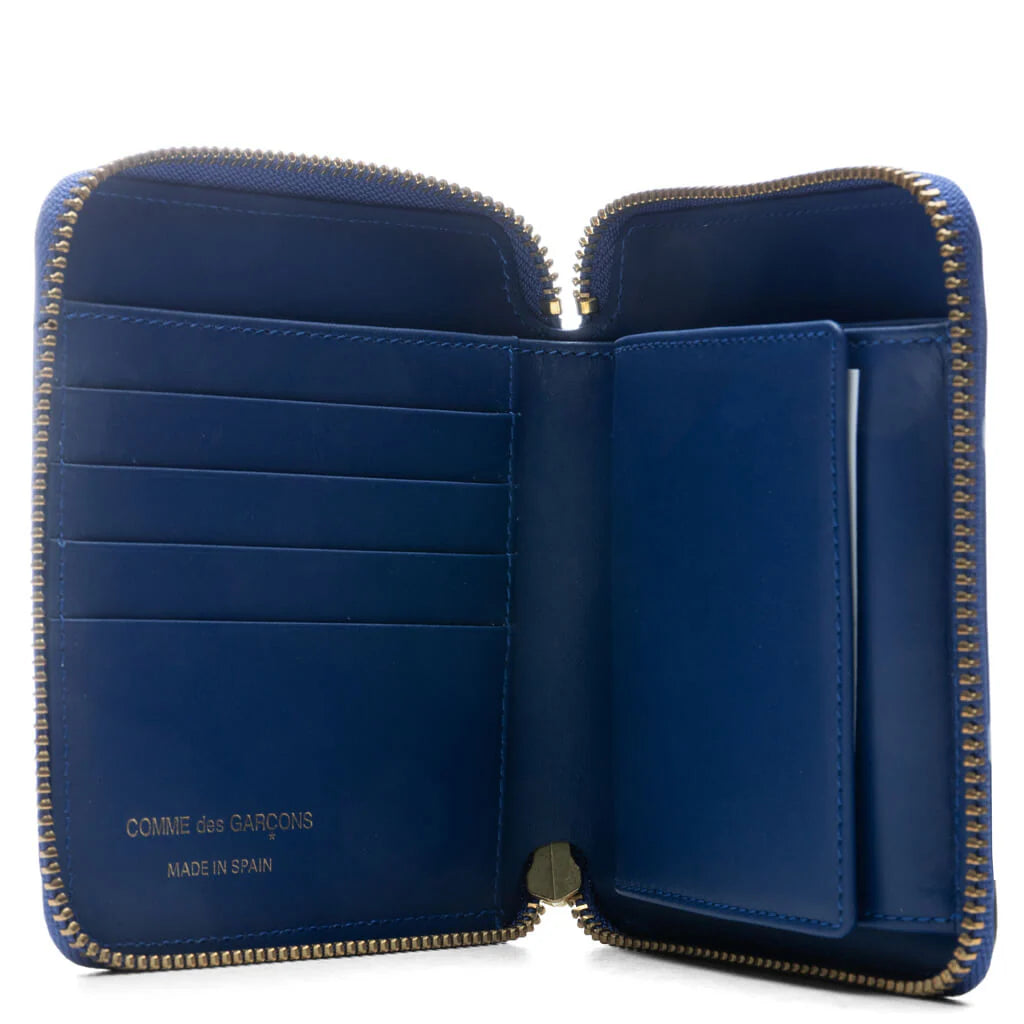 Comme des Garcons SA2100PD Polka Dots Wallet Navy