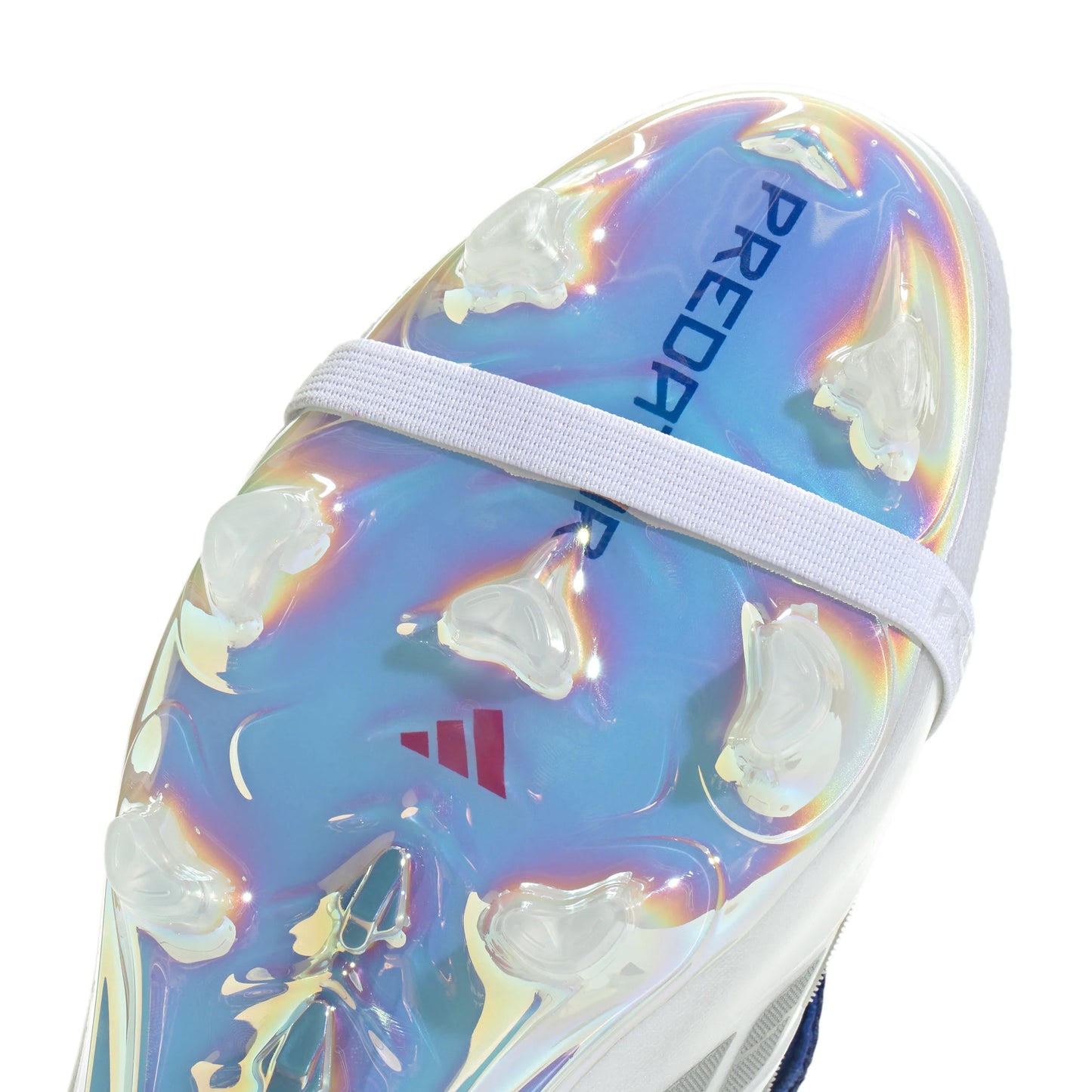 adidas Predator Elite Fold Over Tongue FG Firm Ground Mens Soccer Cleats White Zero Metallic Blue