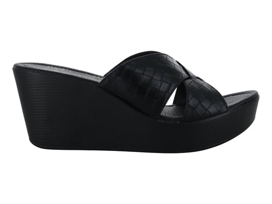 Sandalias Luna Rosa Negro para Mujer