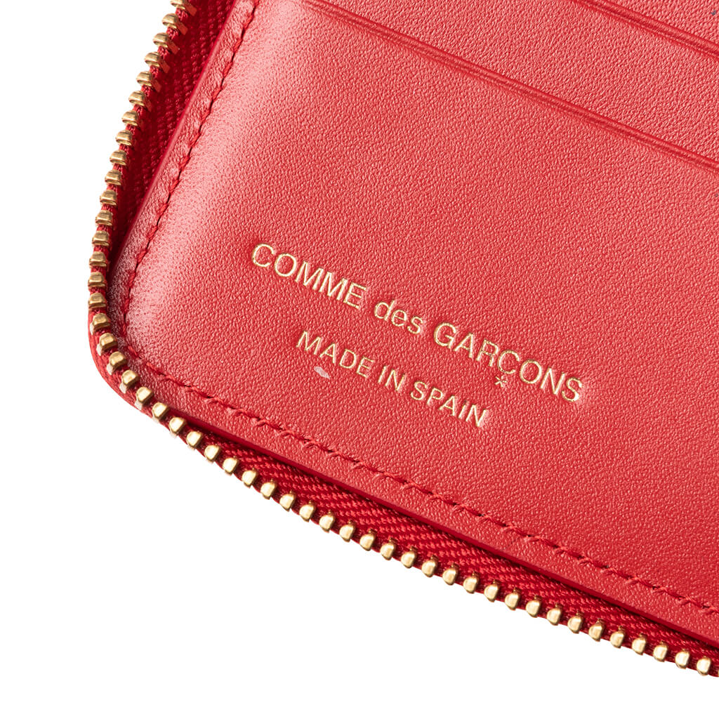 Comme des Garcons SA2100PD Polka Dots Wallet Red