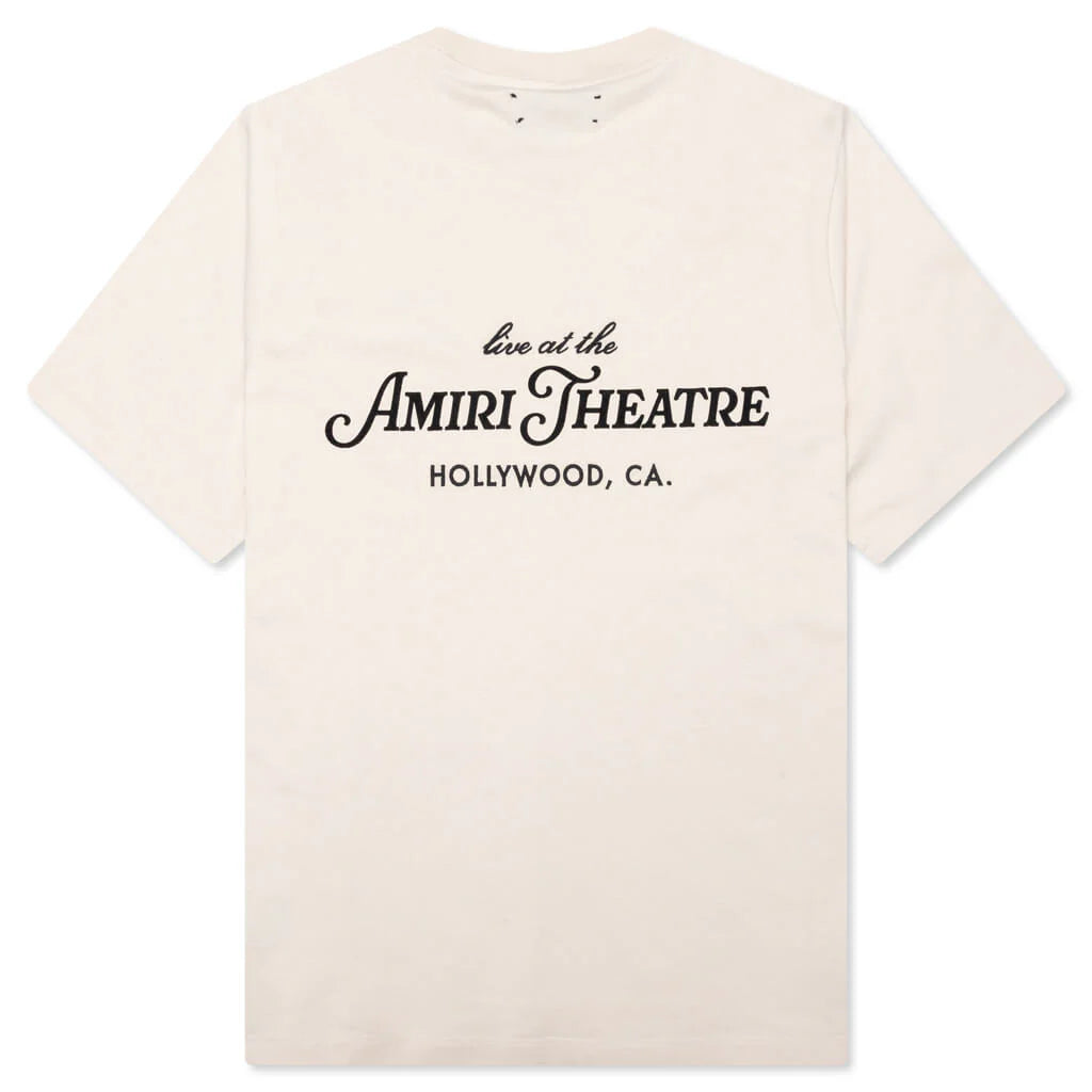 Amiri Theatre Flocked Tee Alabaster