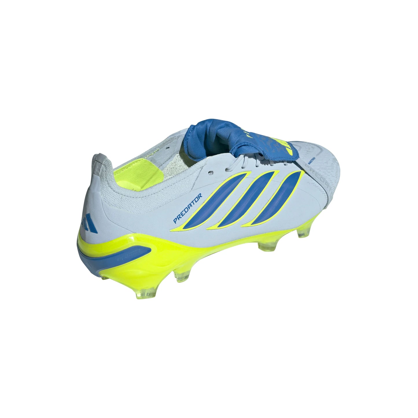 adidas Predator Elite Fold Over Tongue FG Firm Ground Mens Soccer Cleats Sky Blue Yellow
