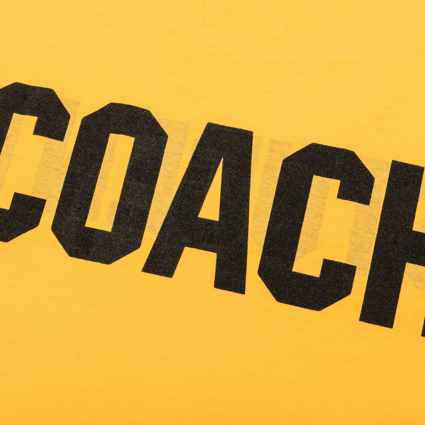 Student Coach Tee Gold Yellow
