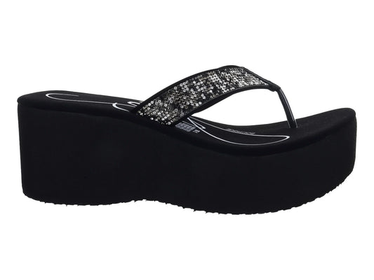 Sandalias SARY Plataforma Negro para Mujer