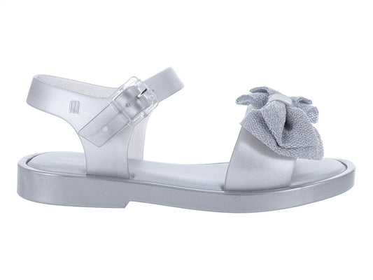 Sandalias Mini Melissa Plata para Niña