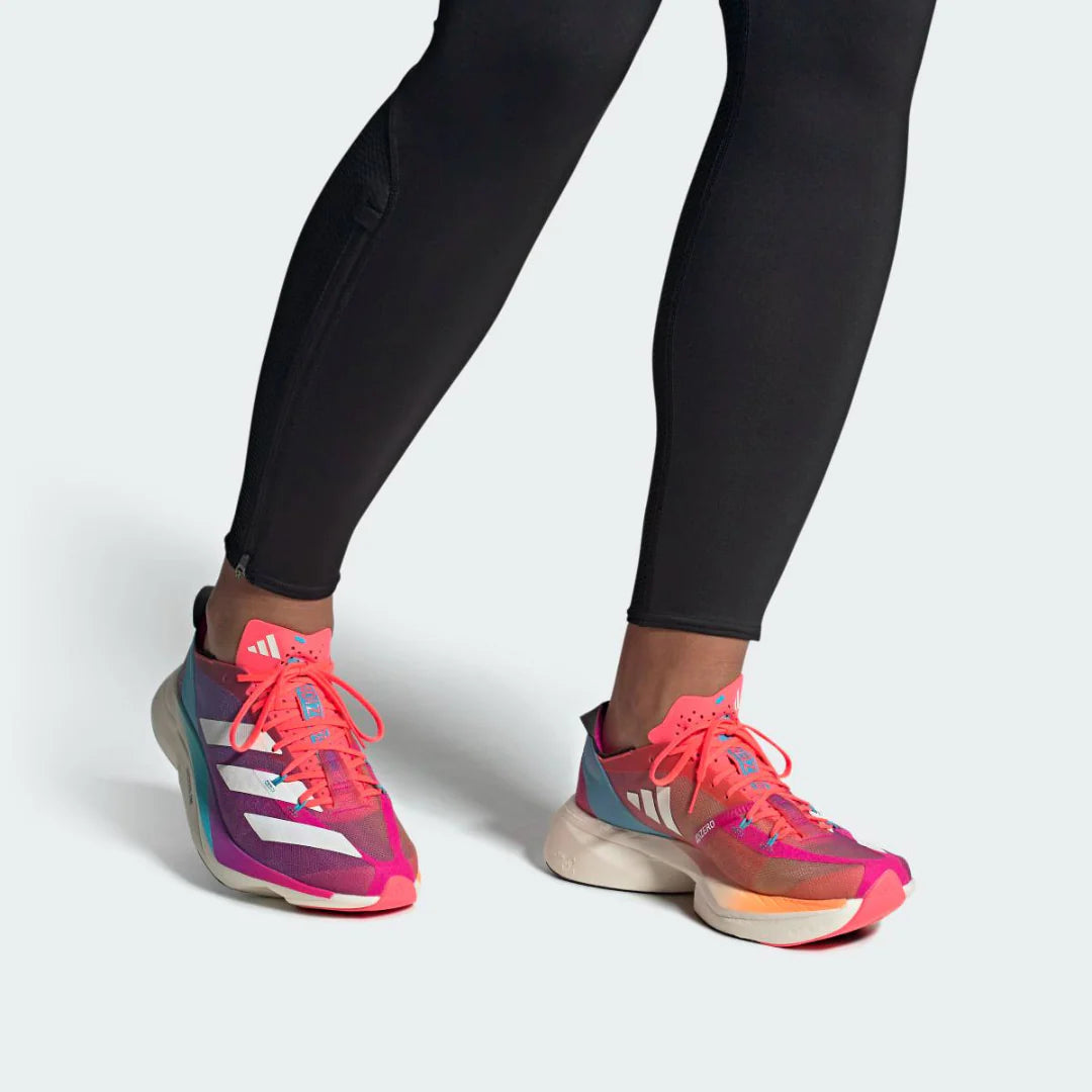 Adidas Adizero Adios Pro 3 Signal Pink Cyan