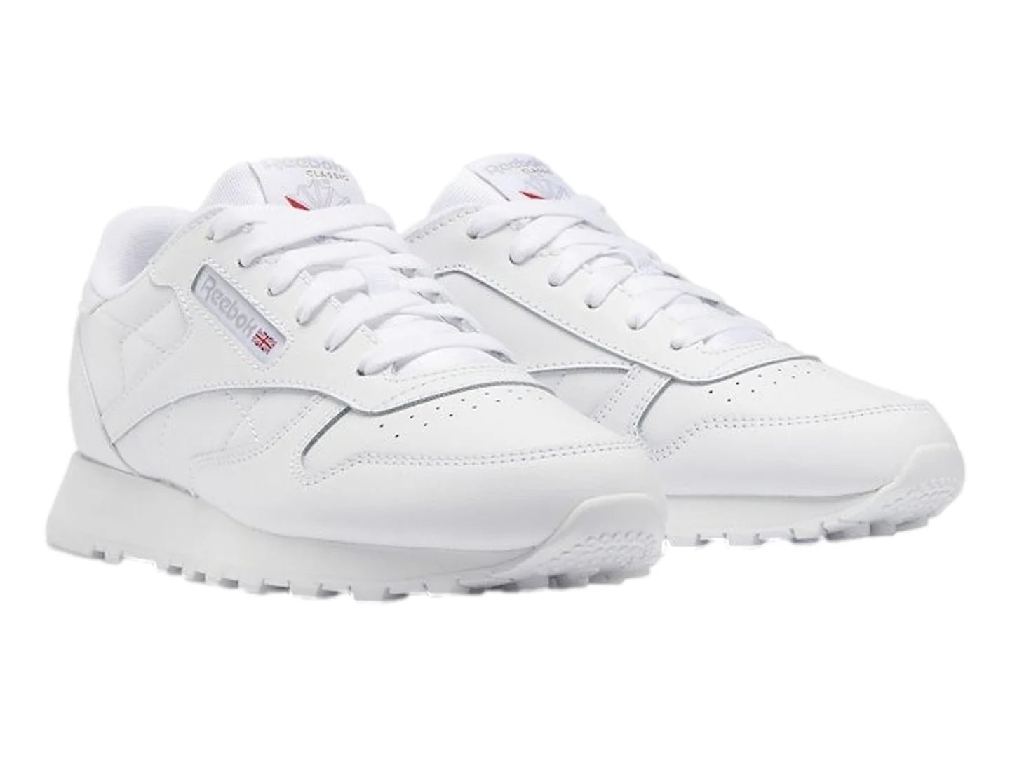 Tenis Reebok CL Lthr Blancos para Niño