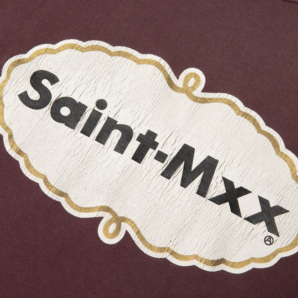 Saint Mxx S S T Shirt Burgundy