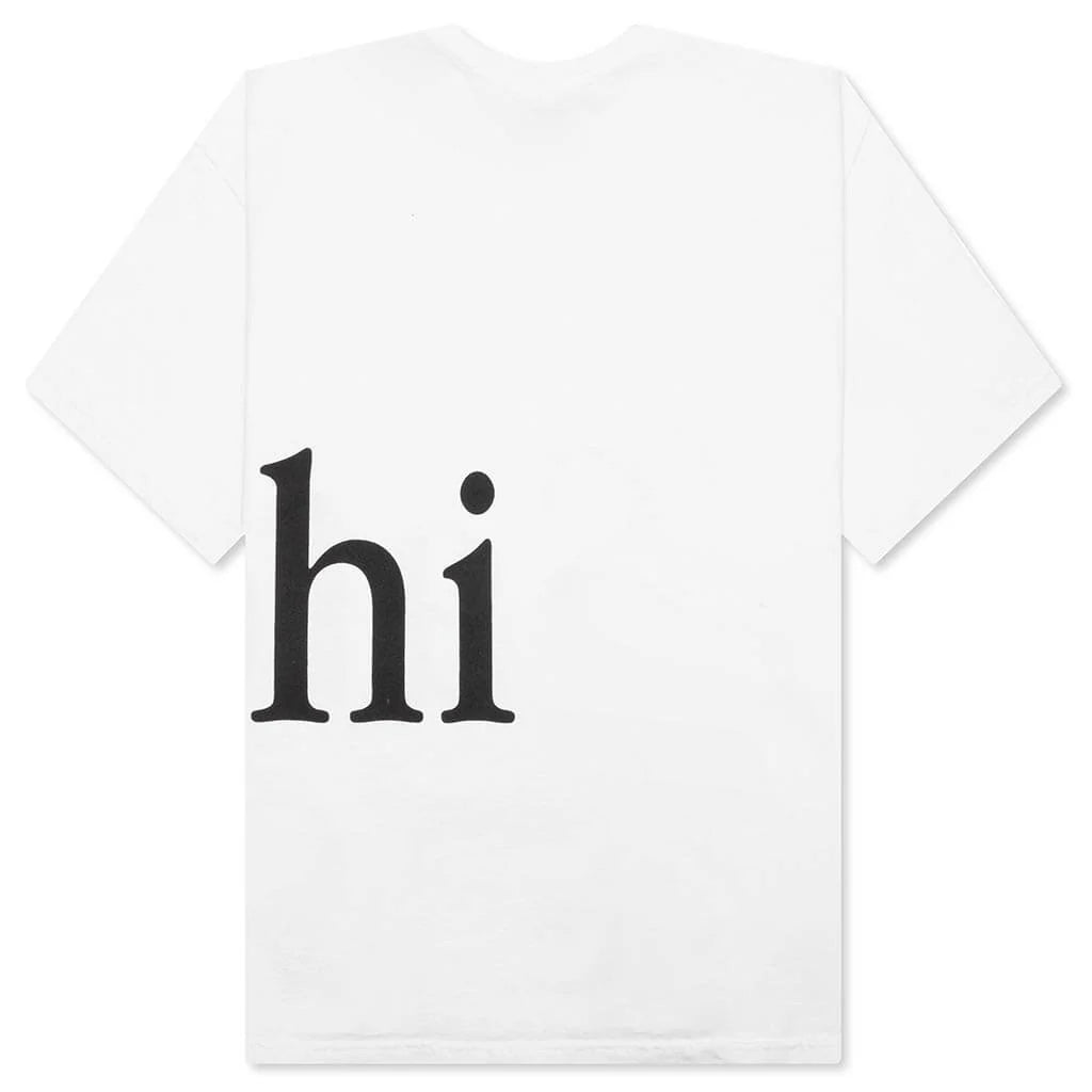 Satoshi Wrap Around Tee White