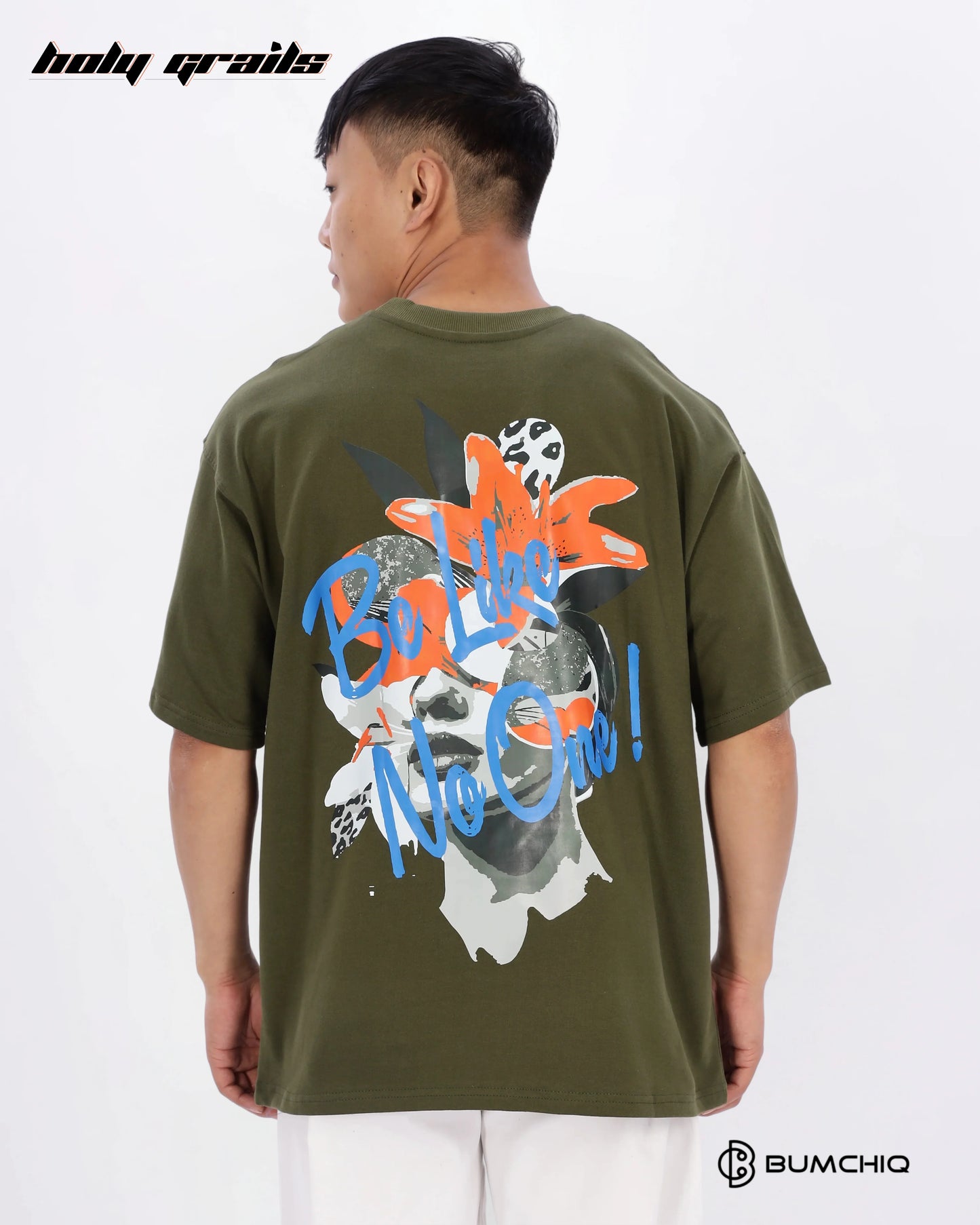 No One Green Oversize Tee HG x Bumchiq