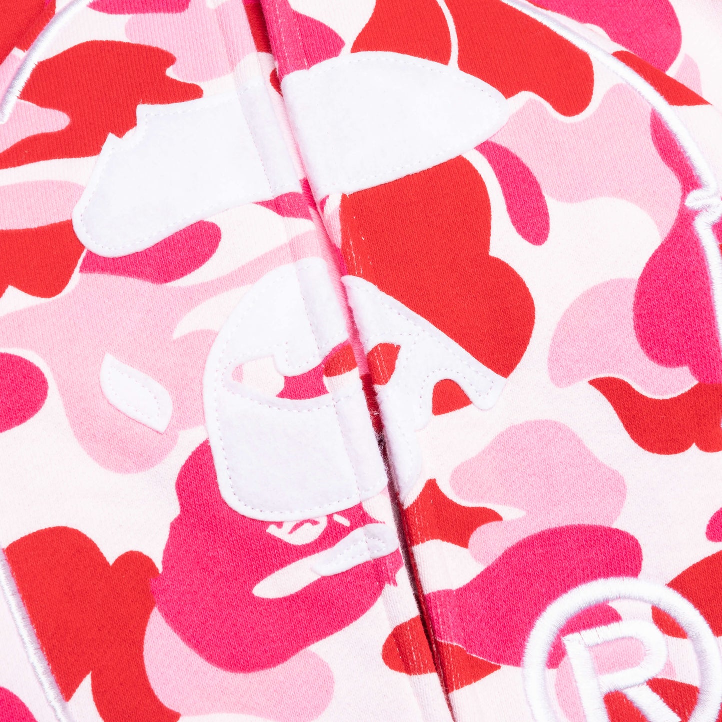 ABC Camo 2nd APE Pullover Hoodie Pink
