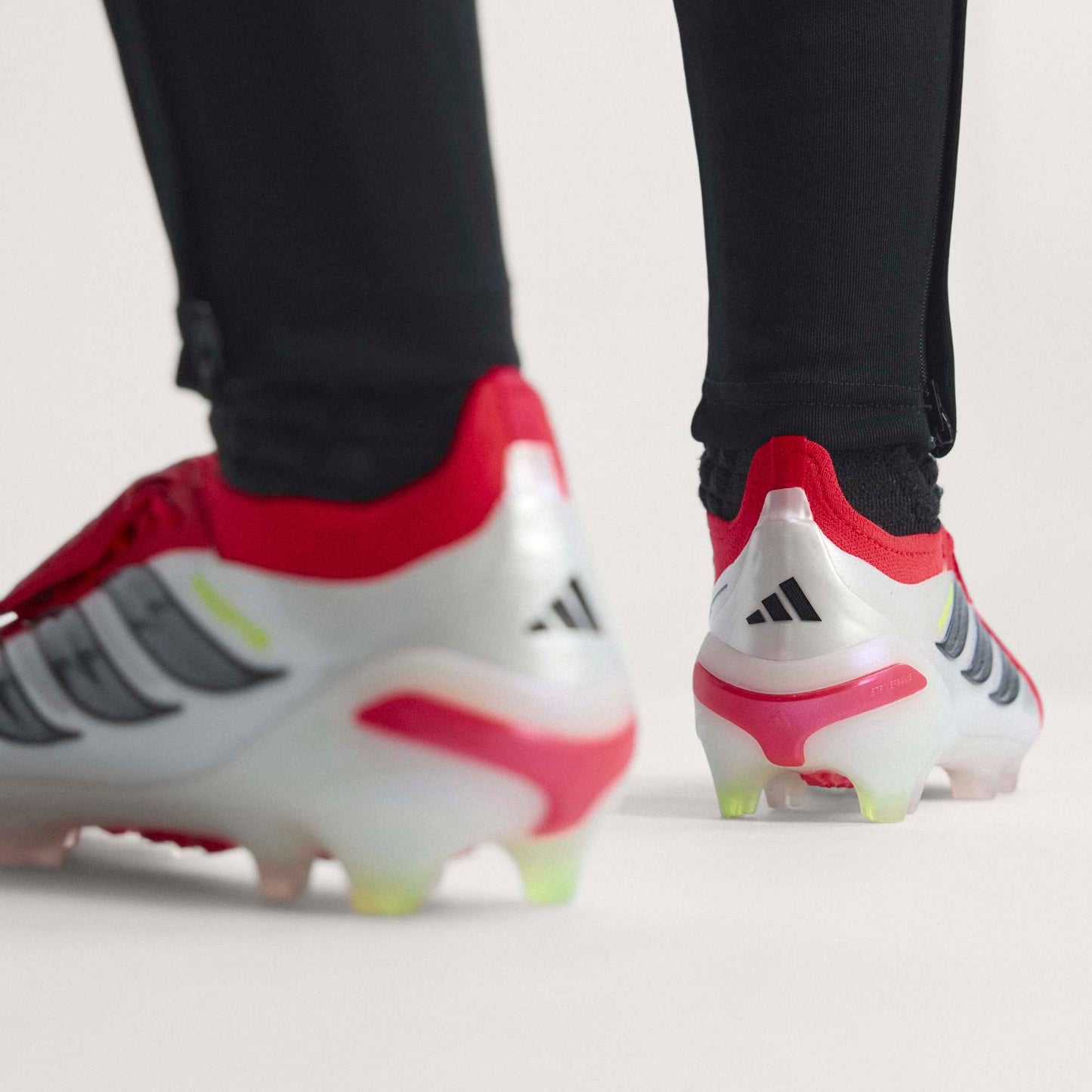 adidas Predator Elite Fold Over Tongue FG Firm Ground Mens Soccer Cleats Lucid Red Black White