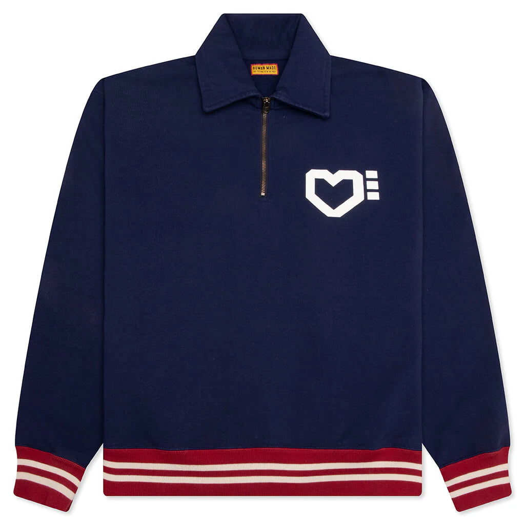 Half Zip Sweatshirt Navy