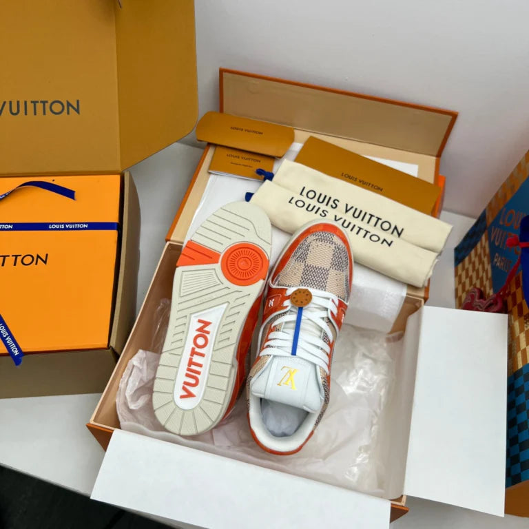 Louis Vuitton LV Trainer 54 Sneakers Orange