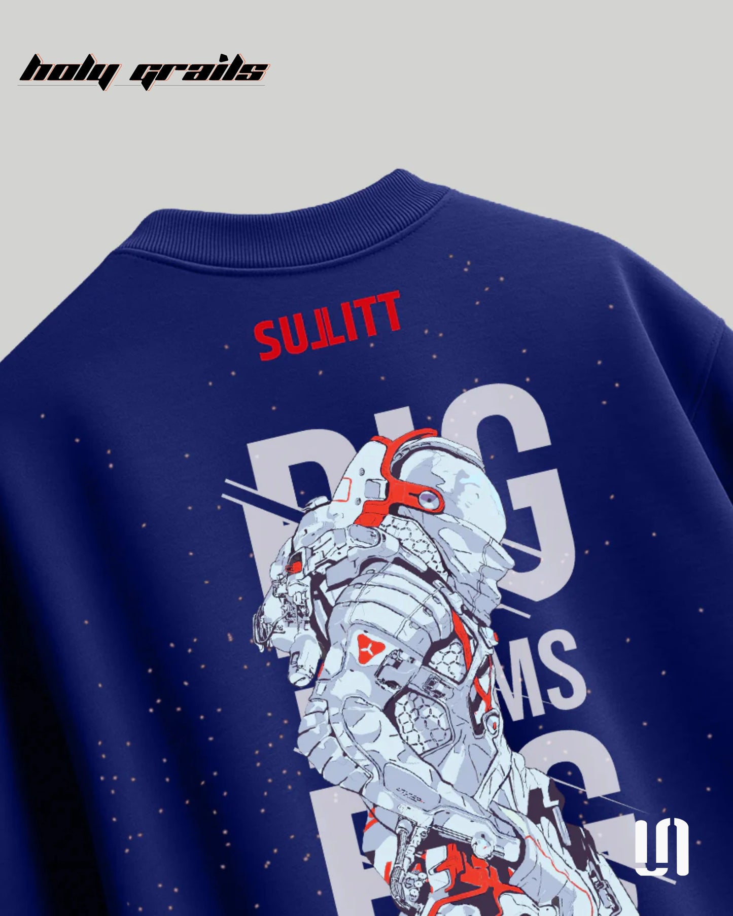 Moon Walker Blue Oversized Tee HG x Sullitt