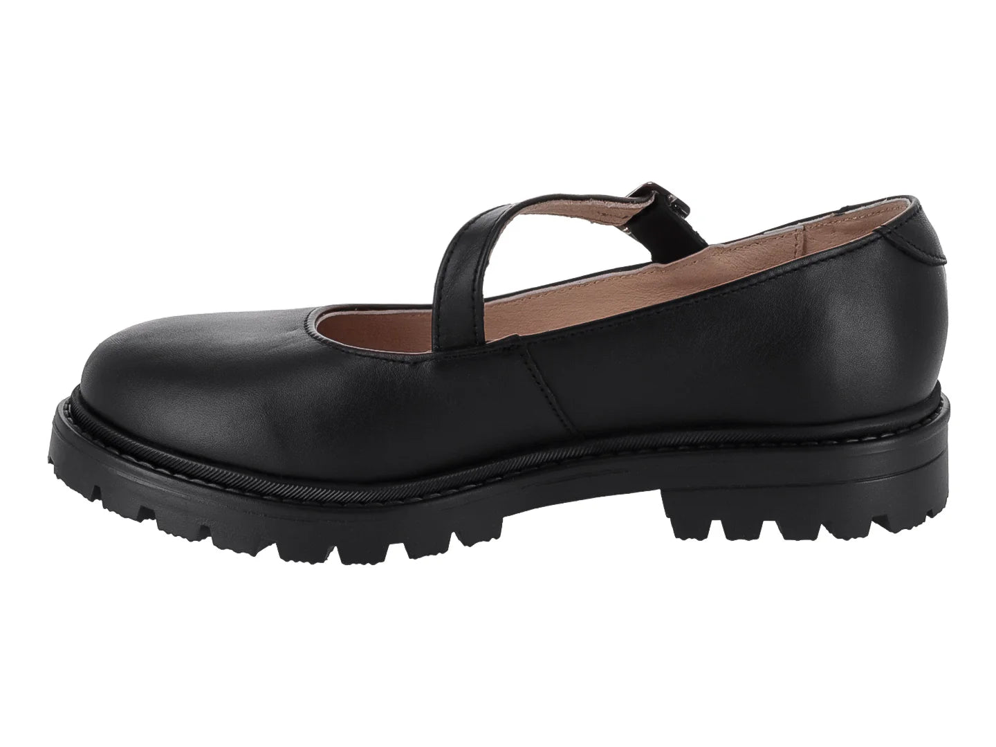 Zapatos Escolares Elefante Negro para Niña