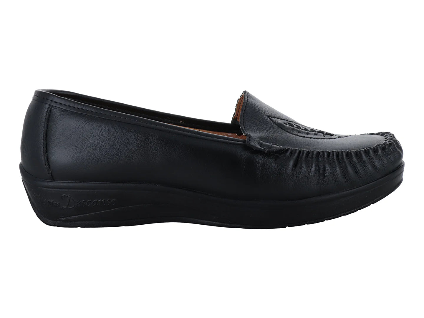 Zapatos Confort Mas Descanso Negro para Mujer