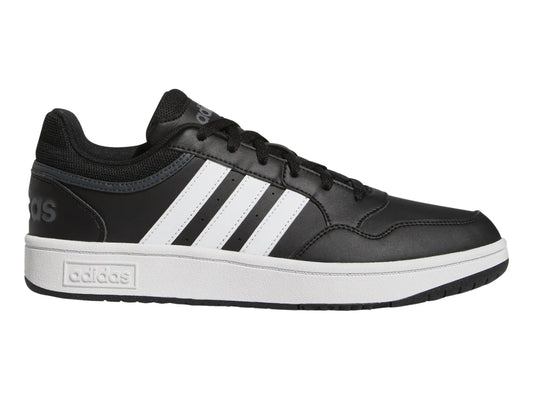 Tenis Adidas Hoops 30 Negro Blanco Gris para Hombre