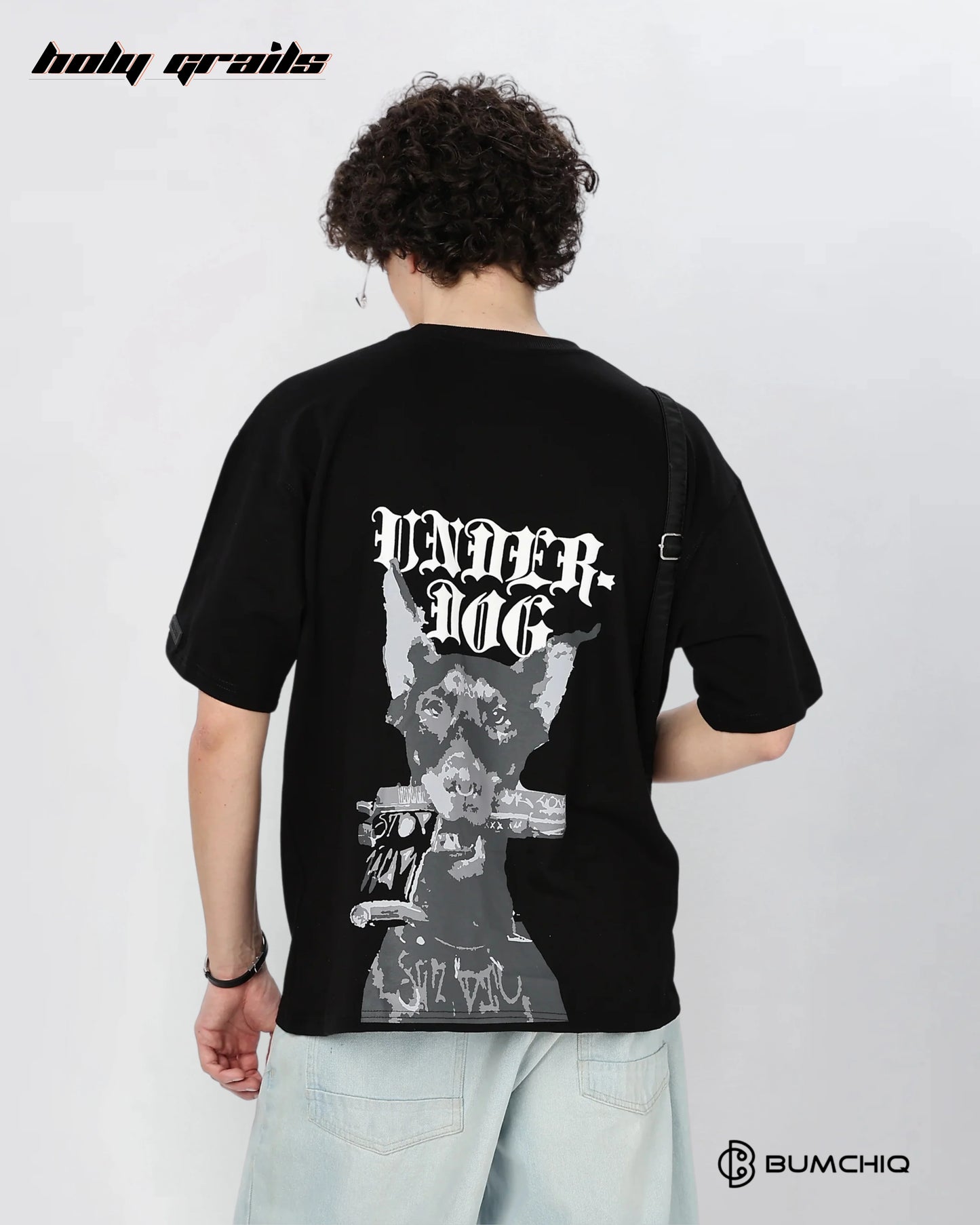 Underdog Black Oversize Tee HG x Bumchiq