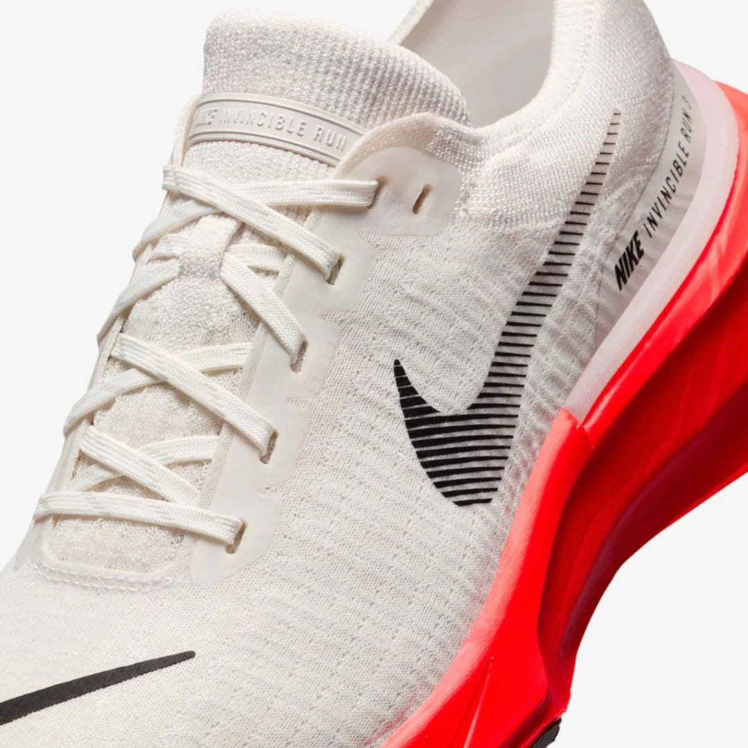 Nike Invincible Run 3 Branco Vermelho Neon