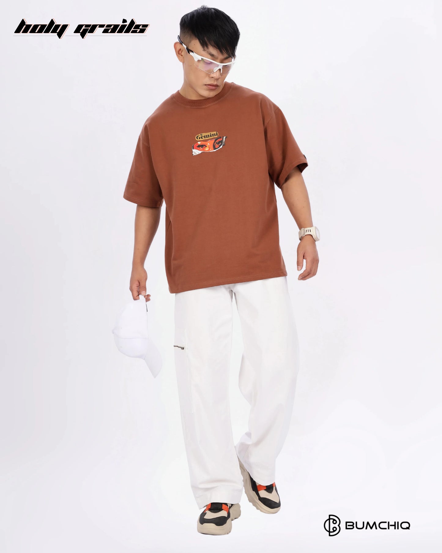 FCK World Brown Oversize Tee HG x Bumchiq