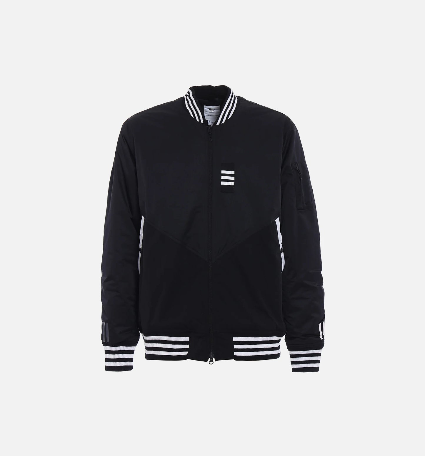 White Mountaineering Collection Mens Flight Jacket Black Black