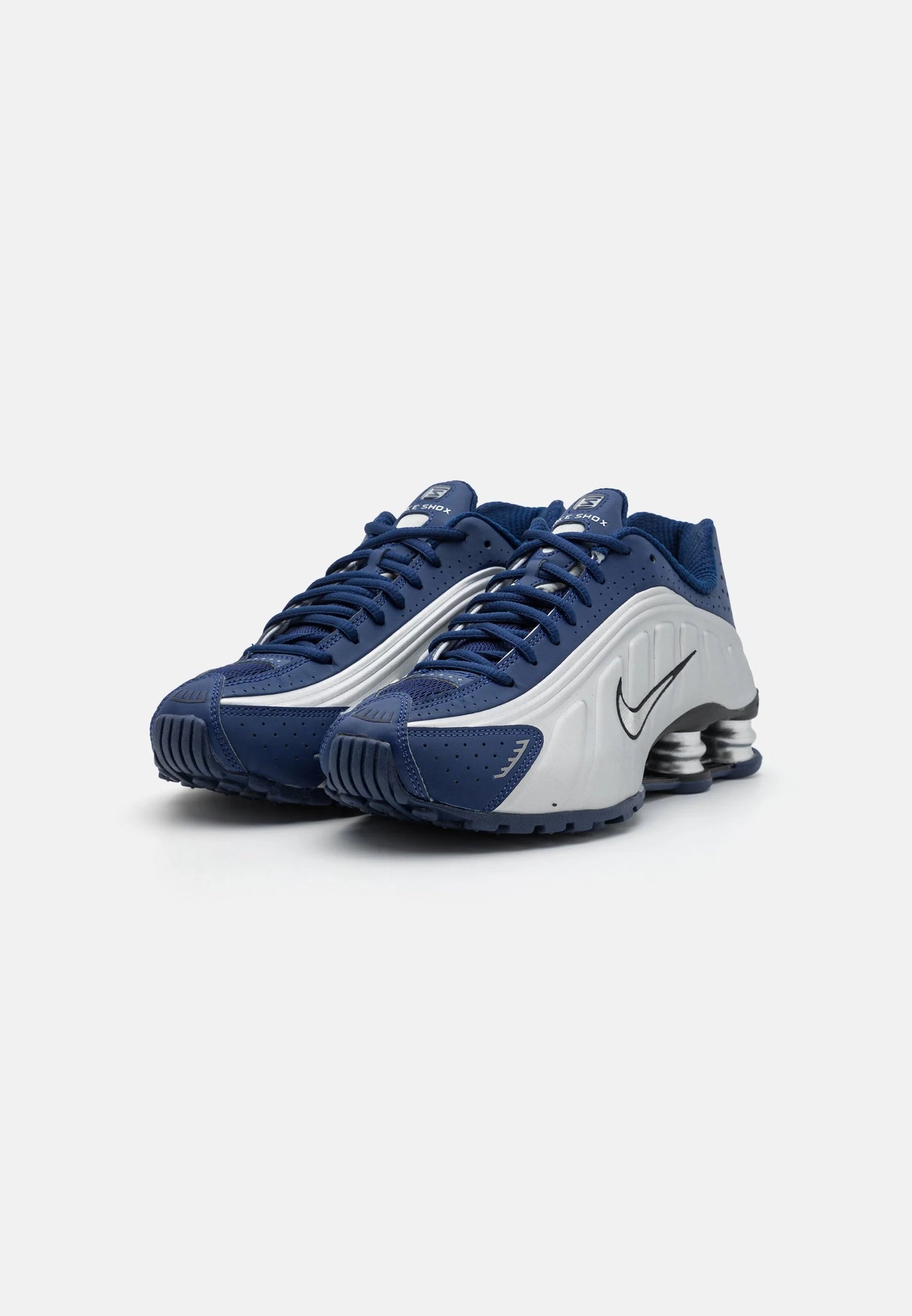 Chaussures Nike Shox Bleu Argent Style et Confort Premium