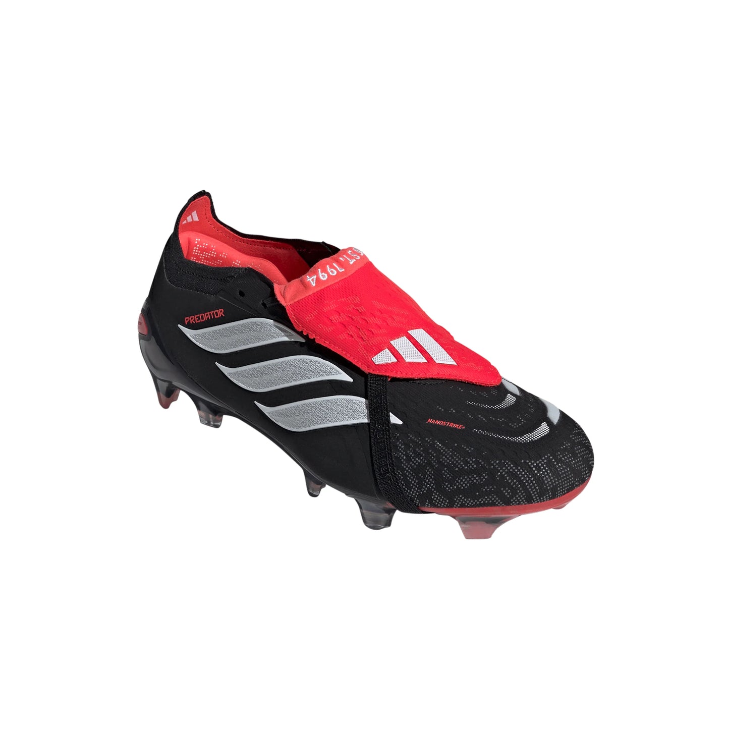 adidas Predator Elite Fold Over Tongue FG Firm Ground Mens Soccer Cleats Black White