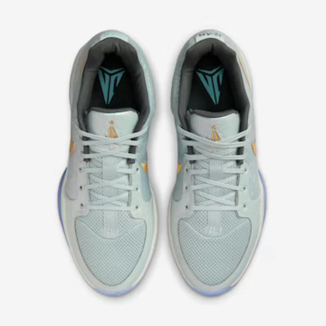 Tênis Nike Ja 2 Tree Top Light Silver and Metallic Gold
