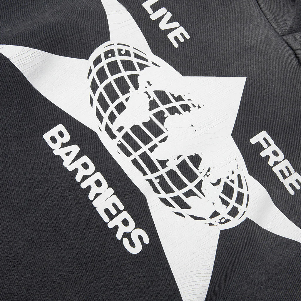 Barriers Cowrie Shell Hoodie Vintage Black