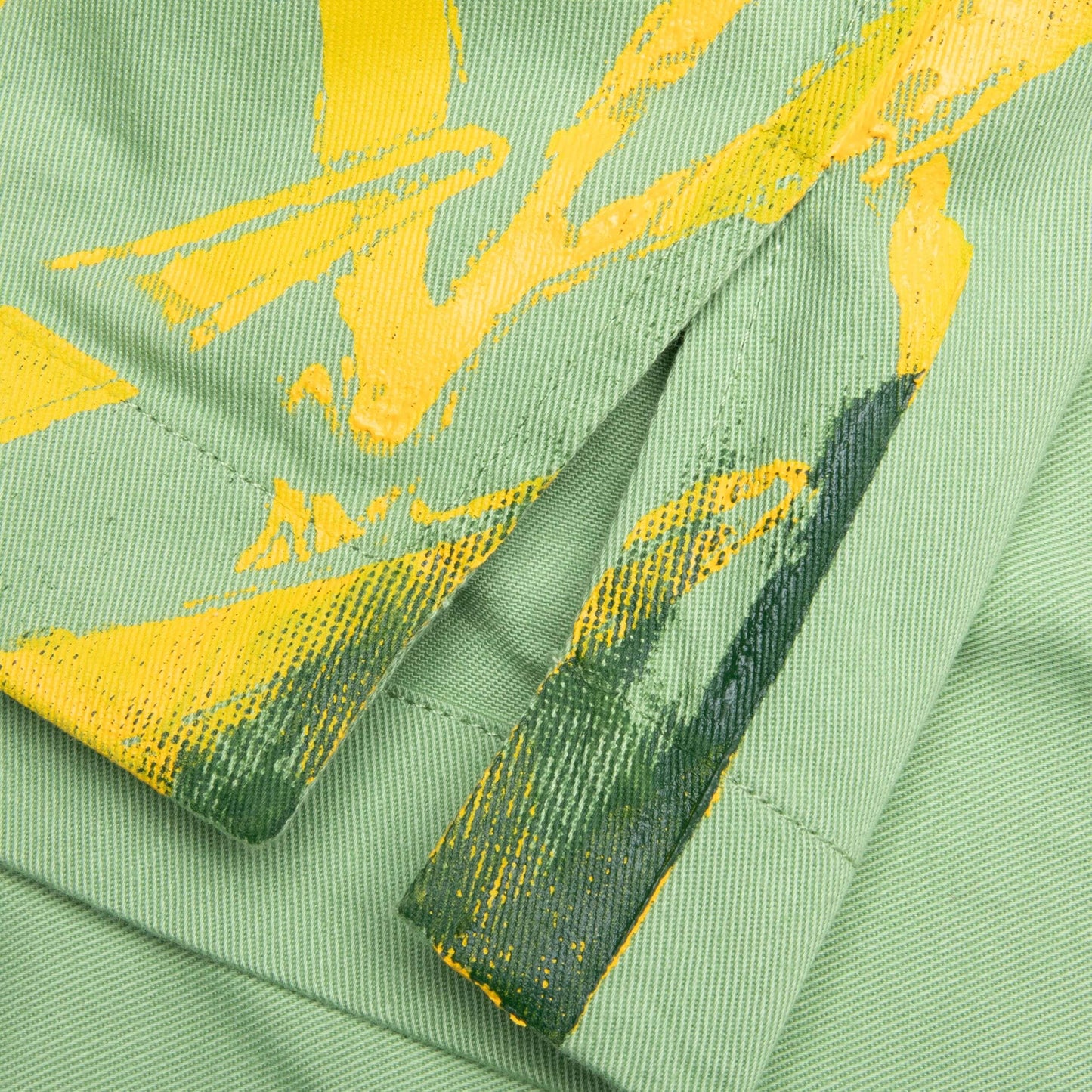 Pol Anglada Print Short Sleeve Shirt Green