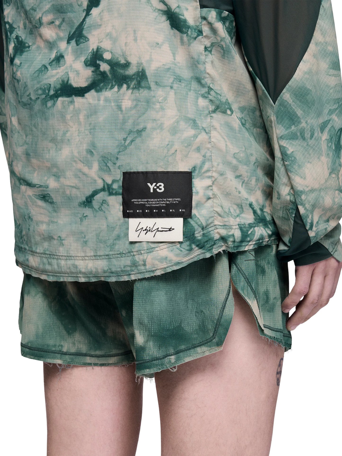Adidas Mens Y 3 All Over Print Running Jacket
