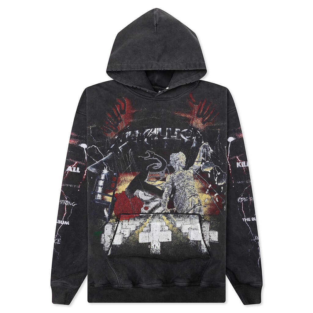 Metallica Master Of Puppets Hoodie Vintage Grey