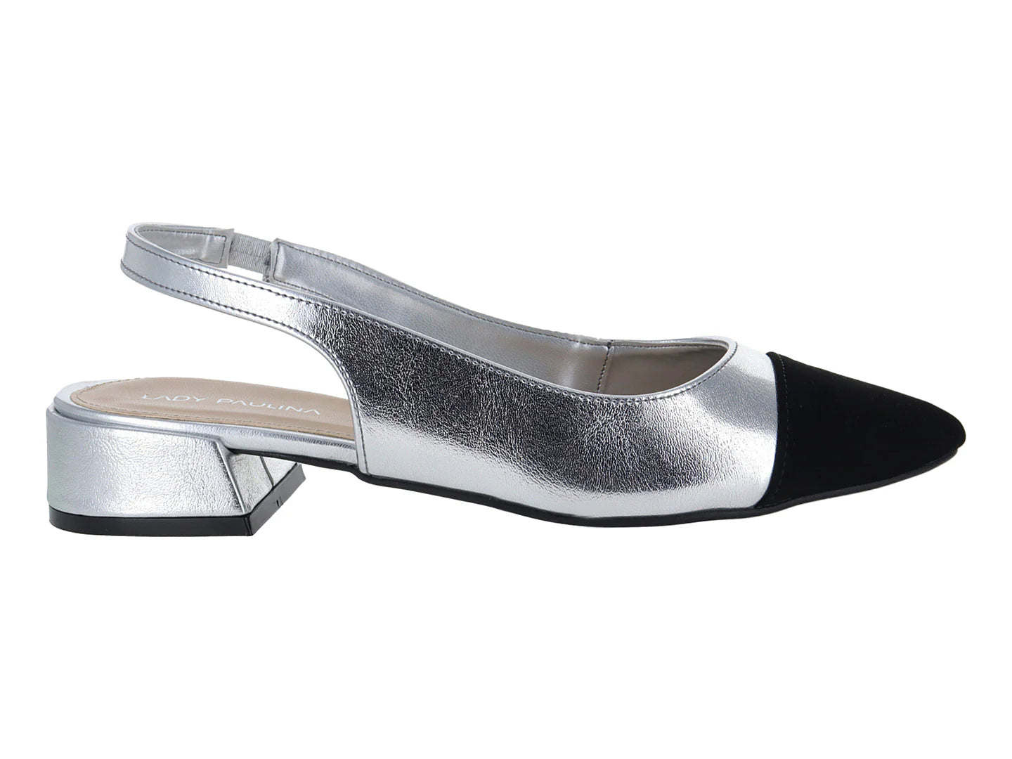 Zapatillas Lady Paulina Plata para Mujer